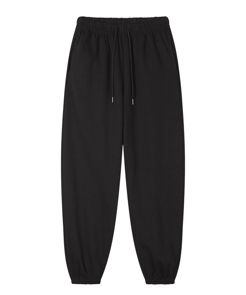 TOPBOY [2Pack Non-Fleece Or Fleece] Essential Elastic Waist Sweat Jogger Pants 3 Colors (Type B)