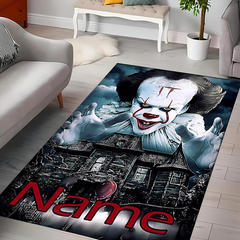 Custom personalization Pennywise the Dancing Clown Area Rug - Perfect For Kitchen, Bathroom,Laundry Room Decor Large Size Available,Gift All Seasons