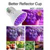 Led Grow Bulb 220V E27 60 80LEDs Full Spectrum LED Plant Greenhouse Hydroponic Growth Light Indoor Plant Phyto Flower Lamp