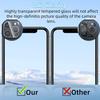 For iPhone 16 Pro/16 Pro Max One-Piece Phone Lens Film Clear Tempered Glass Lens Protector
