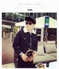 Men's Winter Korean Style Retro Denim Jacket with Plus Velvet, Thick, Trendy, Large Sizes.