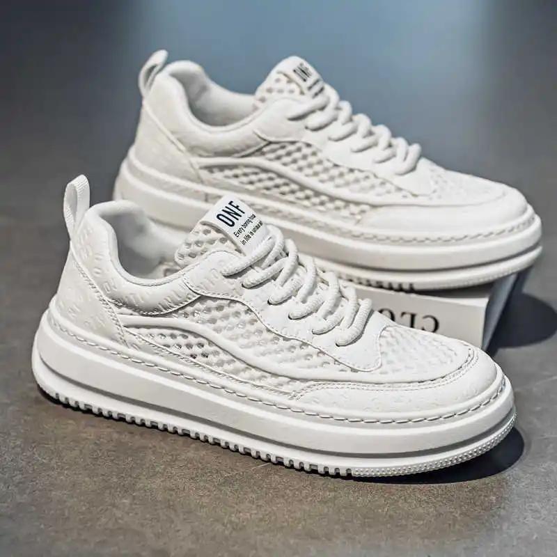 Fashion Camp Perforated Yellow Black Sneakers Casual Brand Basketball Shoes Man Trainer Sports Athletics Play Hit 2025outdoor