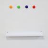 Magnetic Shelf 43cm Floating Holder for Book Metal Storage   with Anti Slip Raised Lip for Classroom Whiteboard   Refrigerator Side Washe