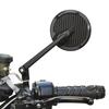 High Quality Universal Motorcycle Rearview Mirror HD Carbon Fiber Electric Scooter Rearview Mirror Metal Anti-glare Side Mirror