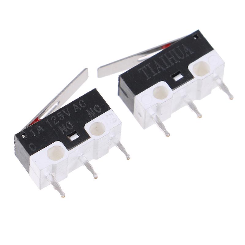 10ks Koncový spínač Tlačítkový spínač 1A 125V Ac Spínač myši 3 piny Mikrospínač