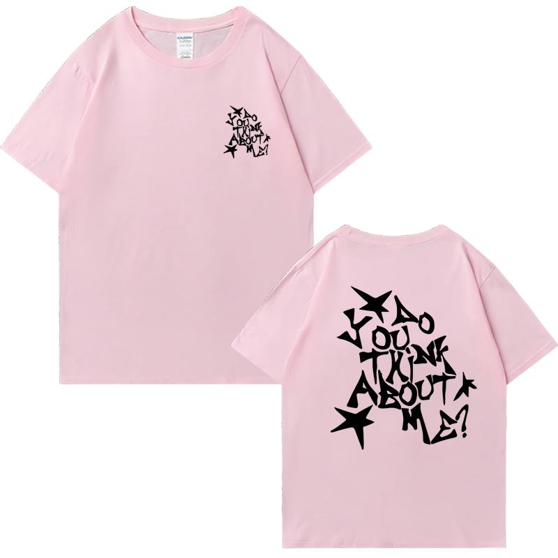 Hot Sale NSQK AOOU THNK ABOUT ME 2025 New Album T Shirt Men Women Fashion Short Sleeve T-shirts Unisex Casual 100% Cotton Tops