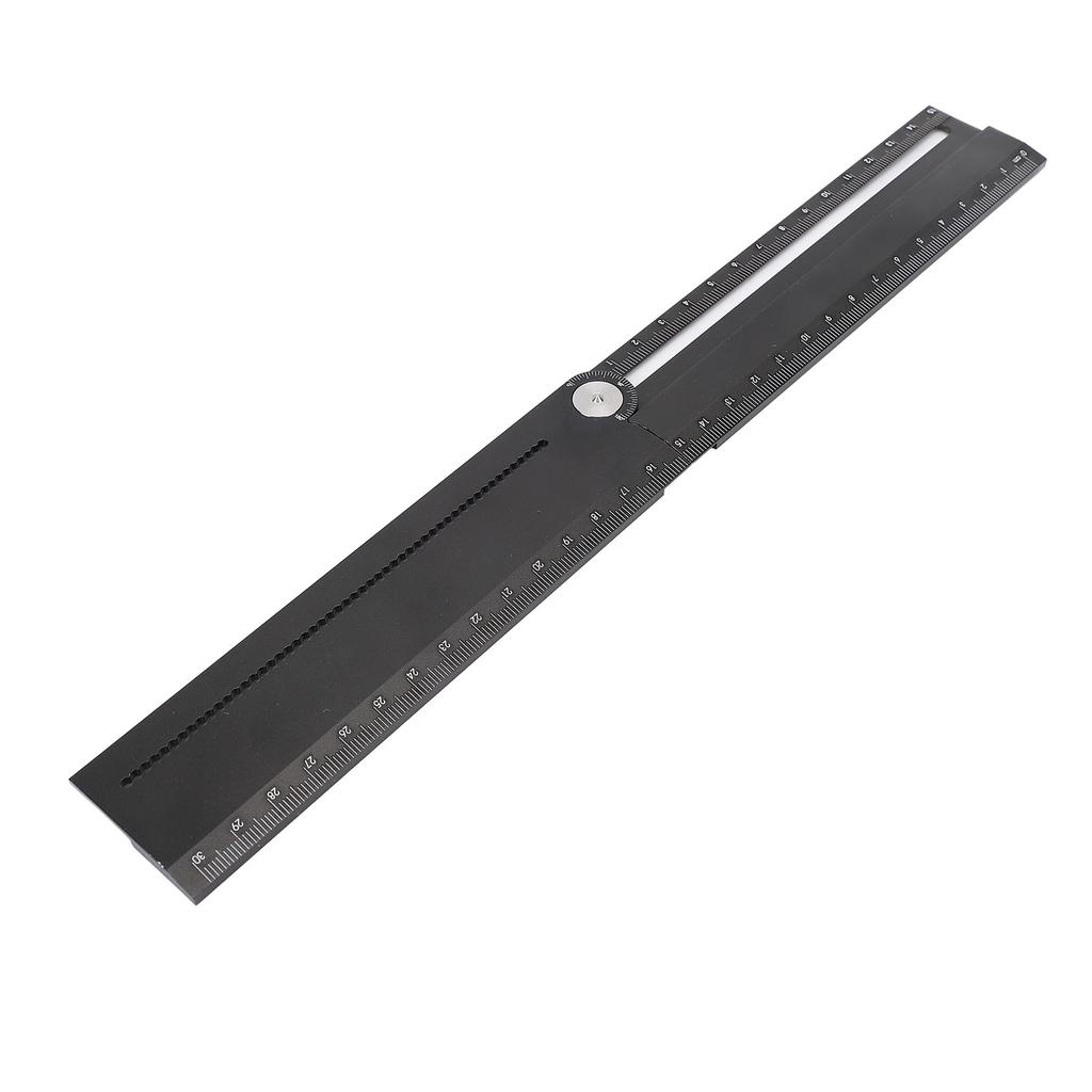 Aluminium Multi-Lineal Multifunktionaler Winkelmesser zum Zeichnen von Kreisbögen und Parallellinien