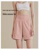 Women's Quick-Drying Slim High-Waisted Yoga Shorts for Running and Casual Summer Wear