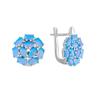 Silver Earrings with Opal 1.812ct (2072621)