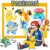 Bola de Pokémon Ovo Deformado Pikachu Charizard Bulbasaur Robô Brinquedo Infantil Para Maiores de 7 Anos
