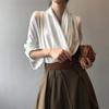Lala Volume Drap Blouse Maiac030 