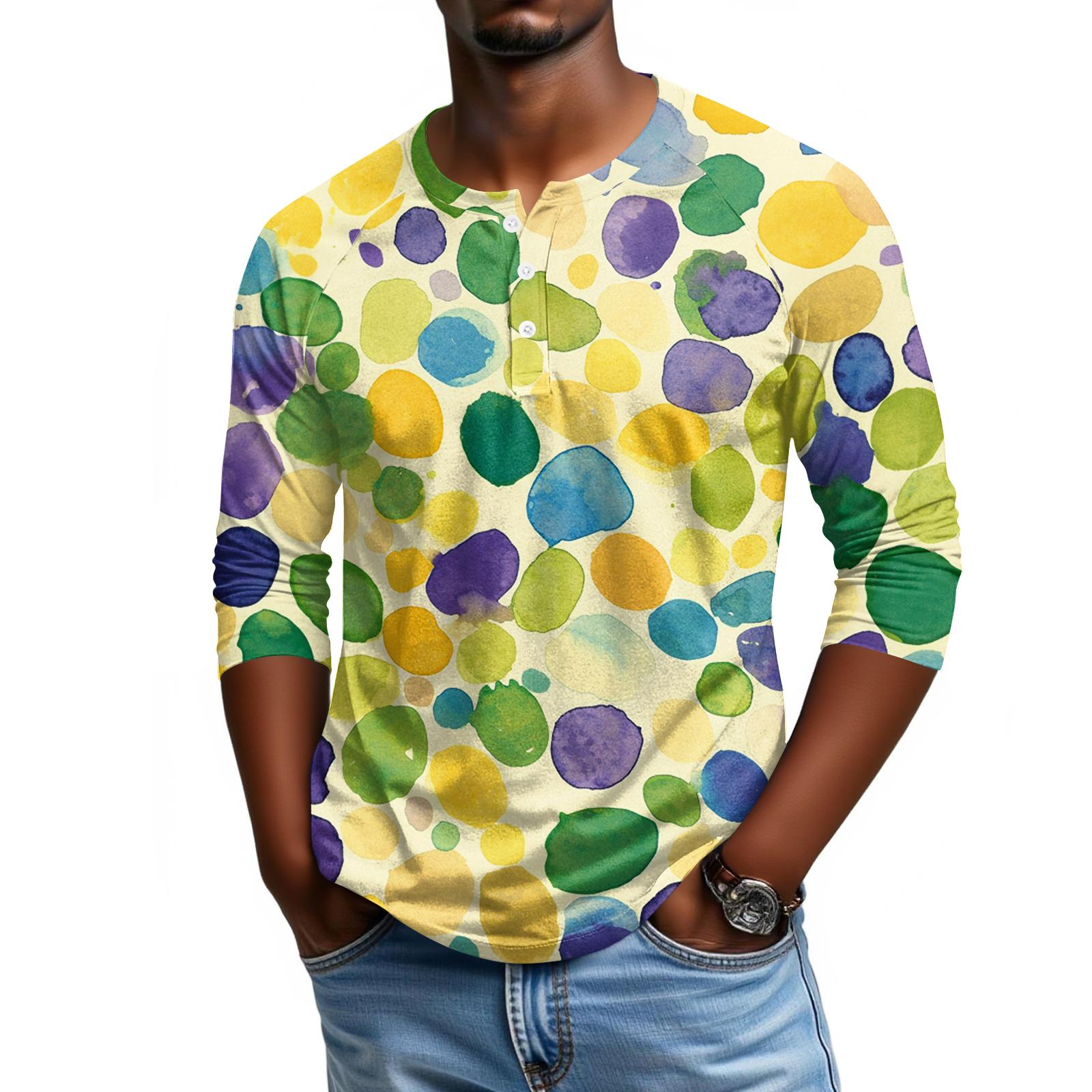 

Мужской топ с рукавом реглан и рукавом три четверти XL жёлтый