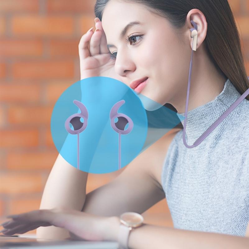 Upgrades Silikon-Ohrhörerhalter-Bänder 40cm Nackenband Flexibles Silikon-Kopfhörerband Bequem für Sport-Ohrhörer