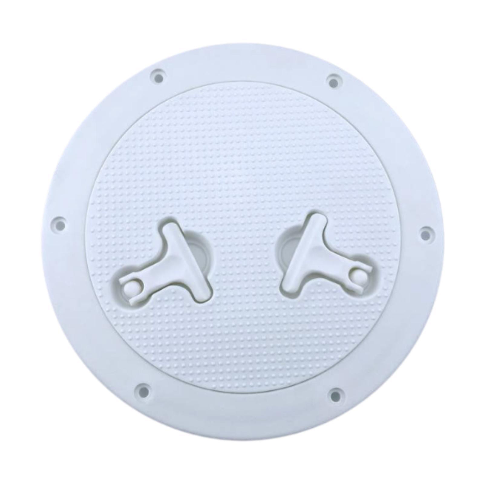 

Weatherproof Boat Deck Cover Inspection Hatch Plate Non Slip Marine Accessories for Waterproof Boat Protection белый