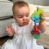 Nuby IcyBite Teether Keys - Soothing Gel-Filled Cooling Teething Toy for Babies, BPA-Free, Yellow/Blue/Green