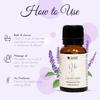 Sage Apothecary Lavender Essential Oil for Hair Growth, Skincare, Aromatherapy - 15 Ml