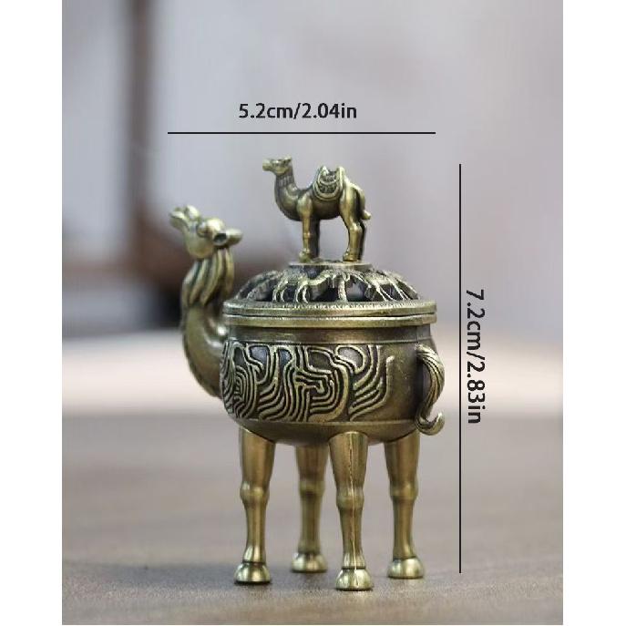Metal Small Incense Burner Household Indoor Auspicious Cloud Incense Burner Small Pot Incense Burner 7