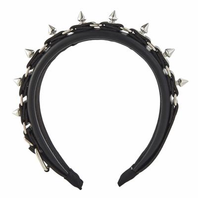 Rock Stirnband für Männer Spiked Stirnband Gothic Tiaras Nieten Stirnband Steampunk Punk Stirnband Leder Spiked Headpiece