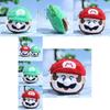 Adorable Super Mario Plush Toy Coin Purse Keychain Soft Doll Accessory For Kids