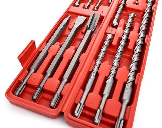 Zestaw 9 Wierteł S4 + 3 Dłuta SDS+ KD10206