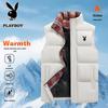 Men's Stand Collar Sleeveless Padded Vest