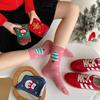 2025 Neue Weihnachten Cartoon Damen Socken Baumwolle Lustig Schneemann Weihnachtsmann Gedruckte Socken für Jungen Mädchen Kawaii Socken Weihnachtsgeschenke