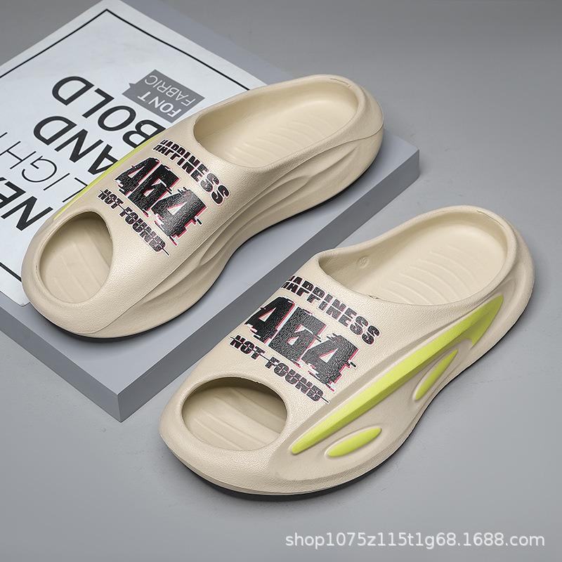 Slippers Couple New Summer Thick Bottom Non-slip Casual Sandals Fashion Double Color Beach Thick Bottom Sports One Word