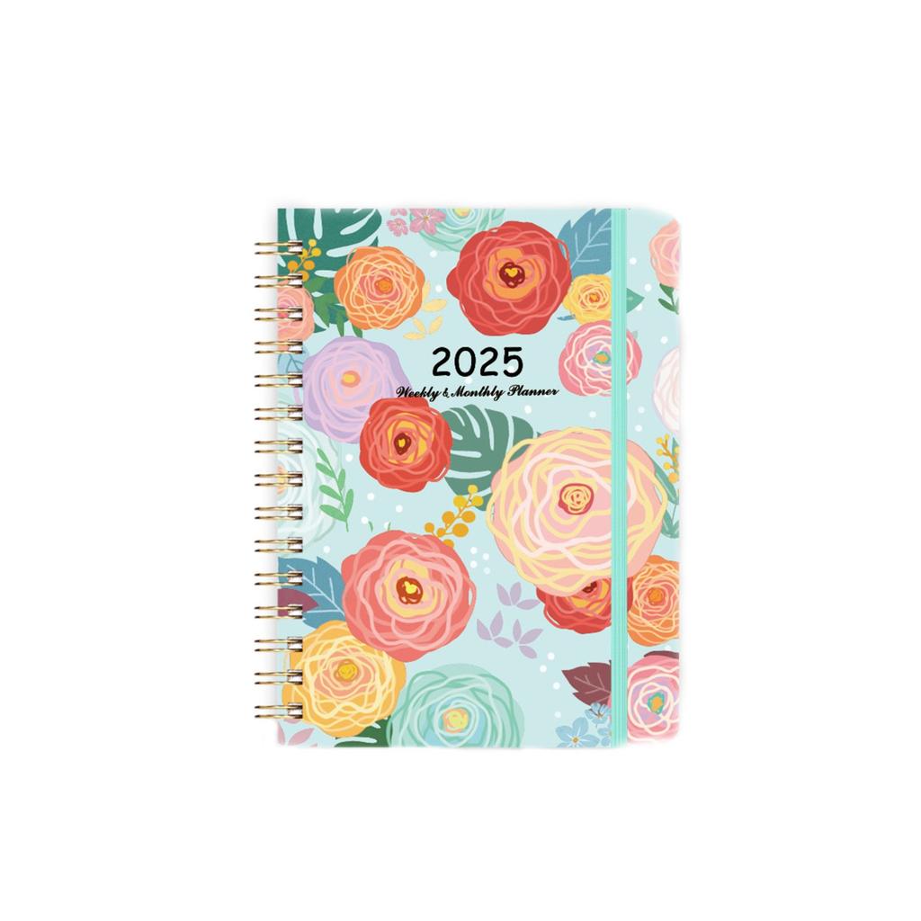 Notebook Daily Planner A5 Coil Schedule Customized Weekly Planner 2025