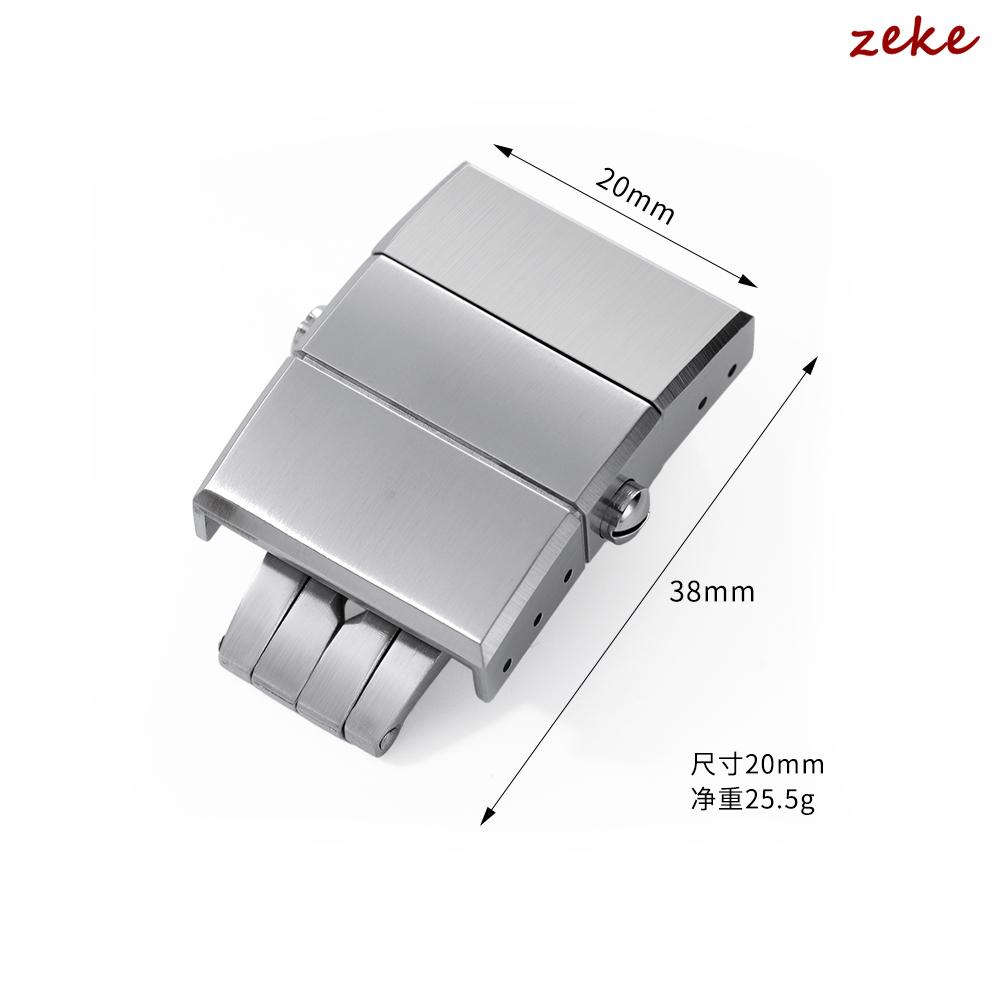 20mm for Ulysse Nardin Watch Buckle Butterfly Buckle Stainless Steel Watch Clasp Silicone Rubber Strap Folding Buckles Accessory