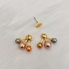High-End Letter Stud Earrings Light Luxury Fashion Trend Temperament Tb Stud Earrings Personalized Versatile Earrings