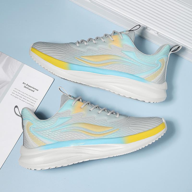 Foreign trade large size 48 sports shoes new red rabbit running shoes shock-absorbing mesh breathable racing sports trendy shoes men