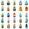 50 Stickers, Quiet Bottles, Animal Scenery, Water Glasses, Notebooks, Suitcases, Stickers, Waterproof Stickers