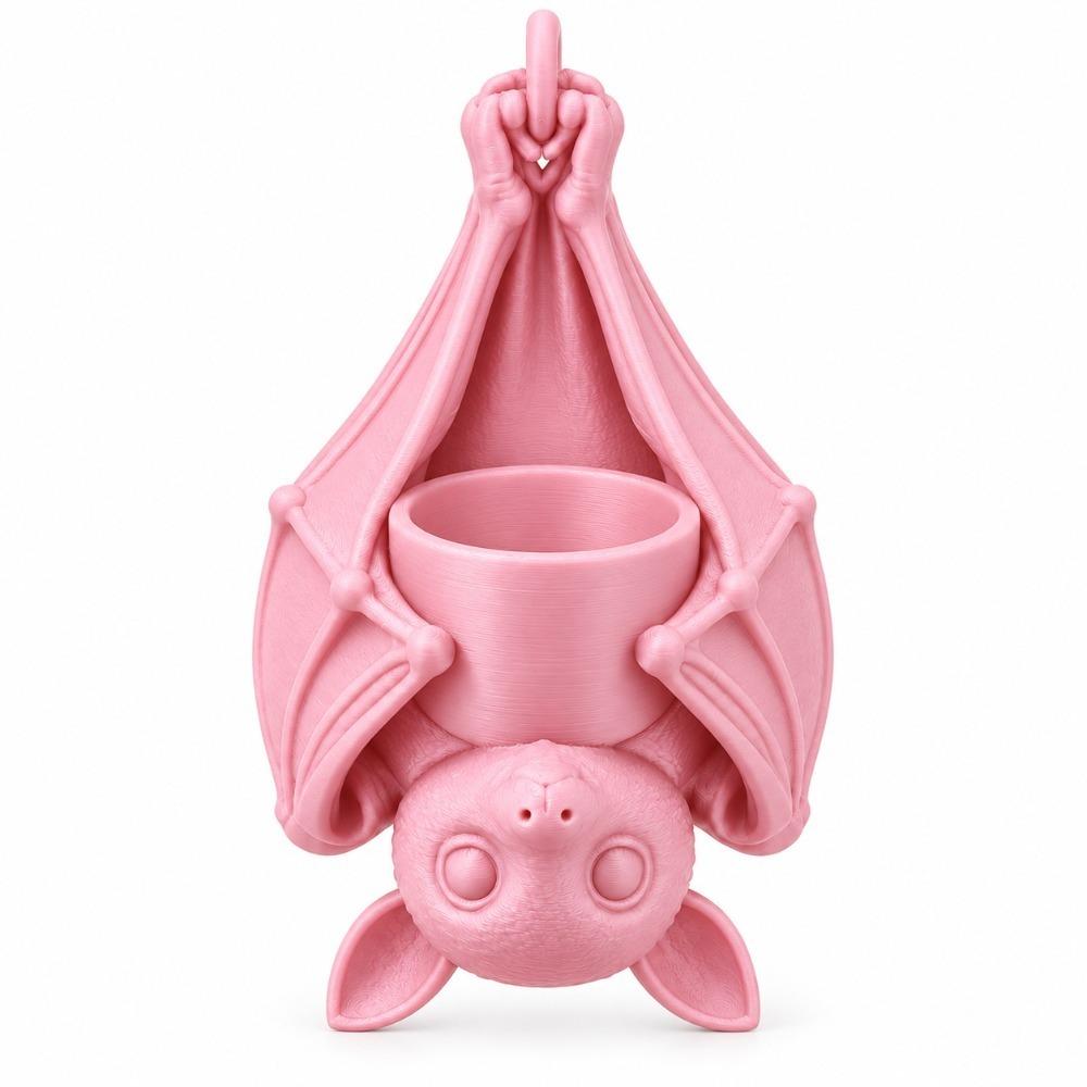 3D Printed Upside Down Bat Hanging Planter Plastic Animal Succulent Planter Halloween Party