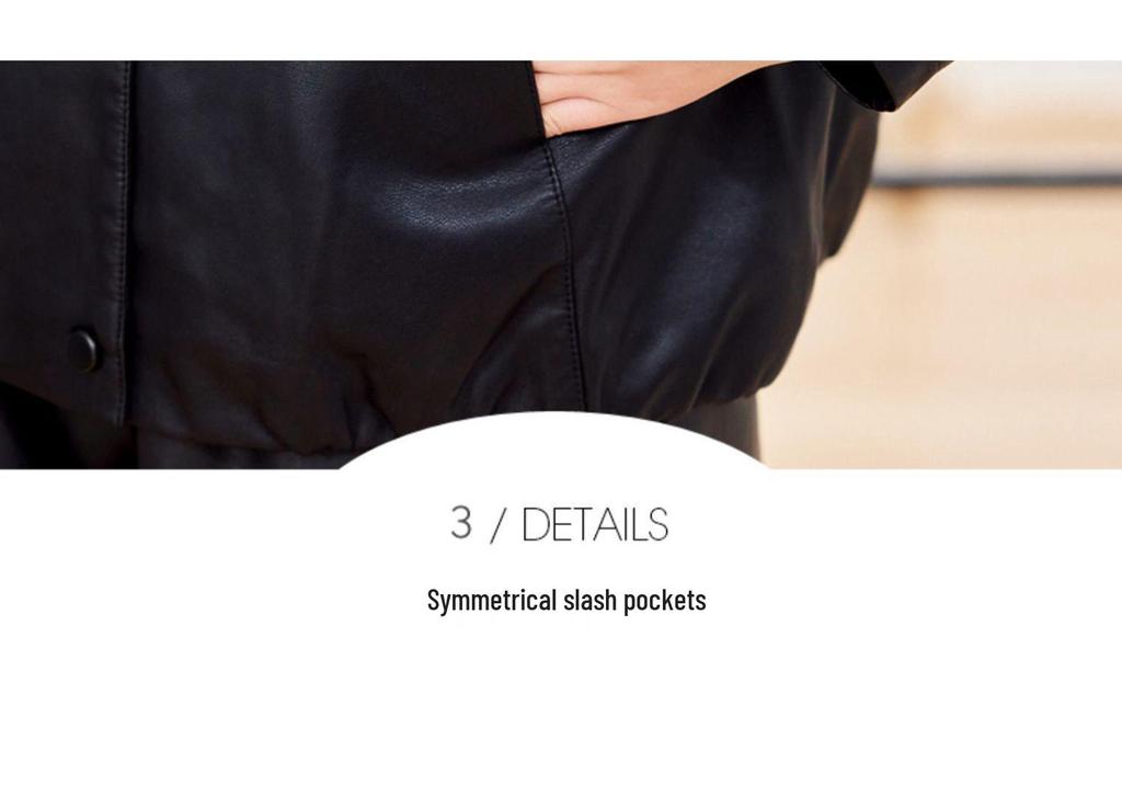 Stylish Women's Genuine Leather Jacket - Slimming Autumn Short Coat for Versatile Fashion
