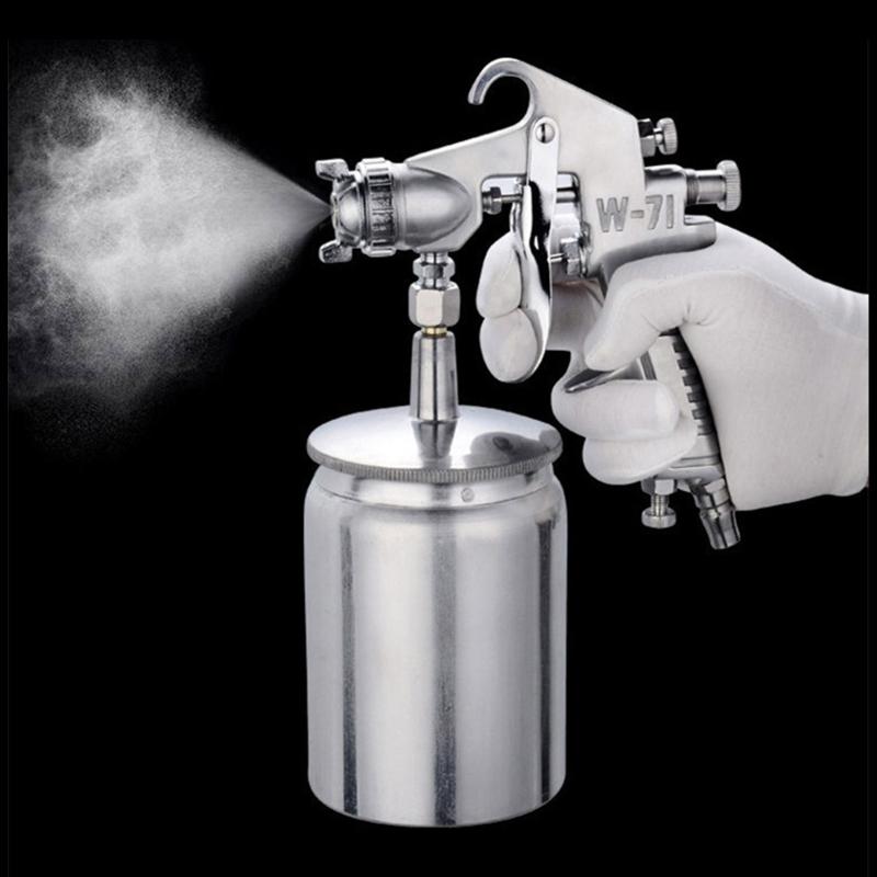 W-71 Pneumatic Spray Gun 1.5mm Caliber Nozzle Paint Sprayer Car / Furniture Spraying Tool Automotive