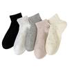 Boat Socks Pure Cotton Women's Spring and Summer Thin Mesh Women's Boneless Summer All-cotton Short Socks