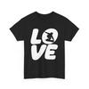 Liebe Snowboarden Shirt, Snowboarder Silhouette Wintersportliebhaber T-Shirt