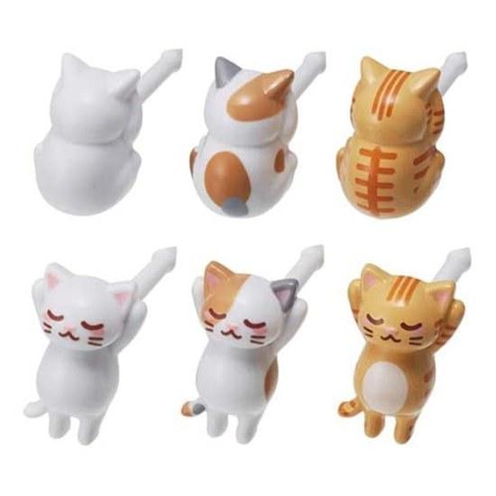 Torne Neko Pick 6 Pieces Cute Cat Design Picks Bento P-3637
