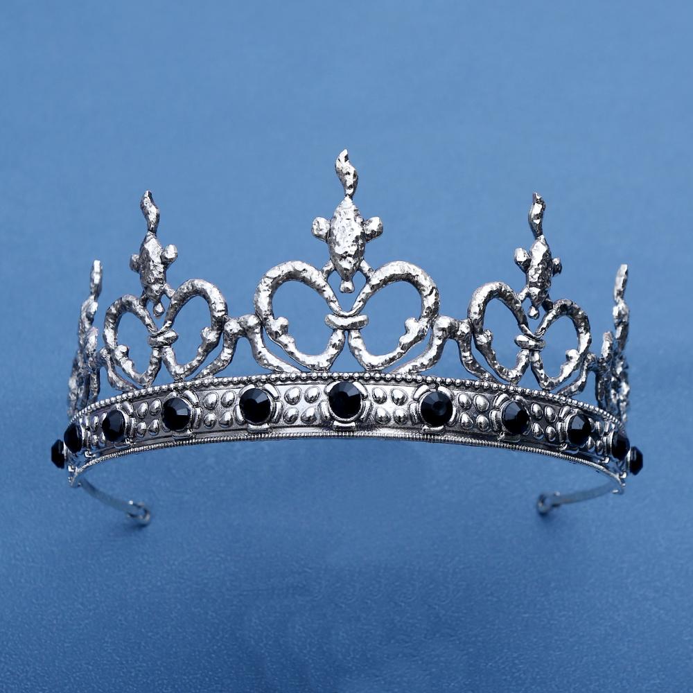 1pc Crown Bat Mitzvah Special Occasions Luxury Event Headpiece for Men Women Banquet Photography Zircon Hair Accessories
