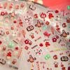2025 Spring Festival 3D Embossed Nail Art Stickers: Waking Lion & God of Wealth Cute Decorations