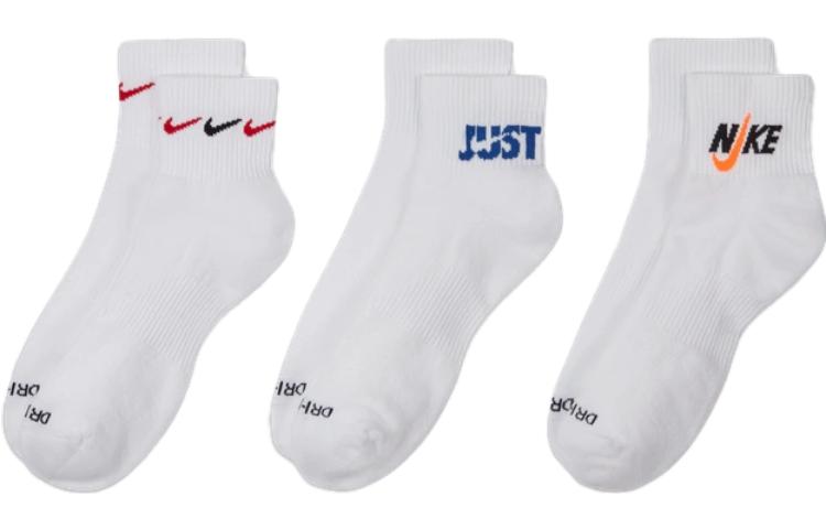 Nike Training Ankle Socks 3 Pack  Multicolor  DH3827-902 XL