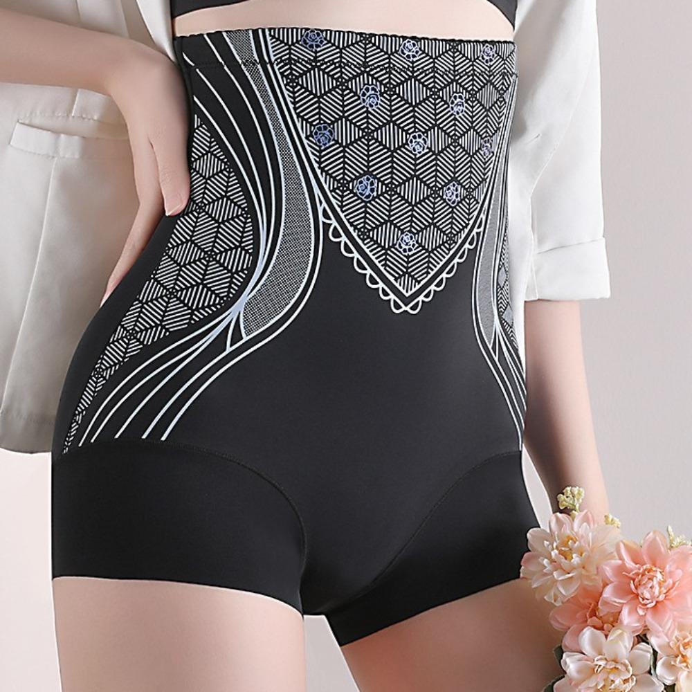 Shapewear Postpartum Body Shaper Thin Butt Lifter Underpants Elastic High Waist Briefs  Lady