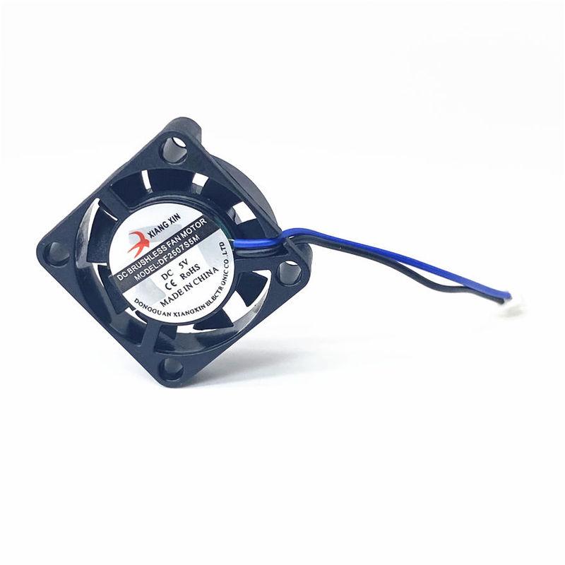 NEW DC 3v 5V 2507 25x25x7MM 25MM Cooling Fan 11000RPM 2.5cm Mini Cooling Fan With 2pin JST1.25 2PIN чёрный