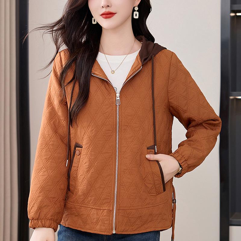 Women's 2024 Spring/Autumn Casual Short Baseball Jacket, Loose Fit, Fashionable Style