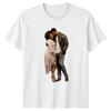 Couples Embrace Illustration Unisex T-Shirt Graphic Tee