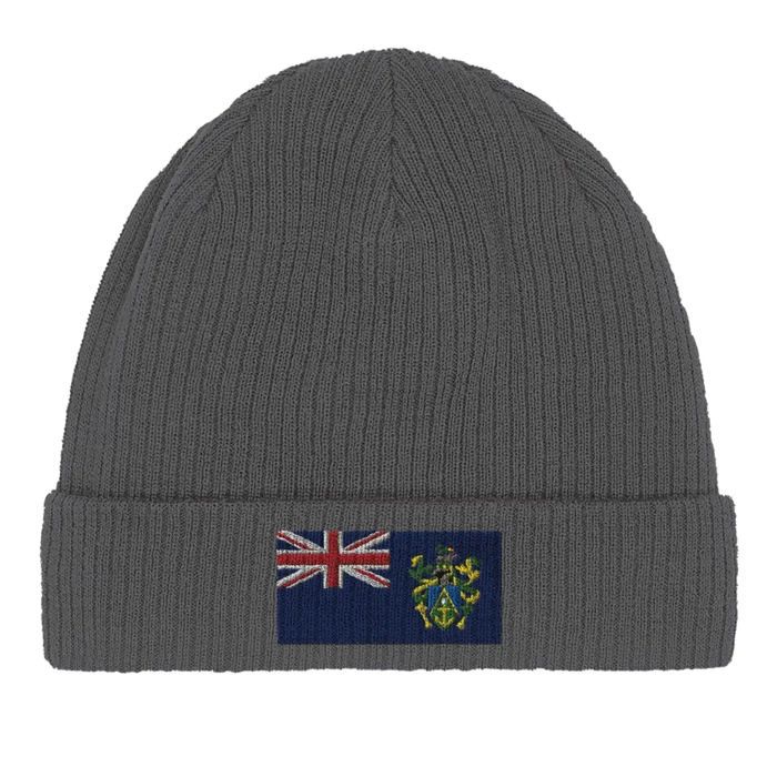 Bonnet Drapeau îles Pitcairn en Gris