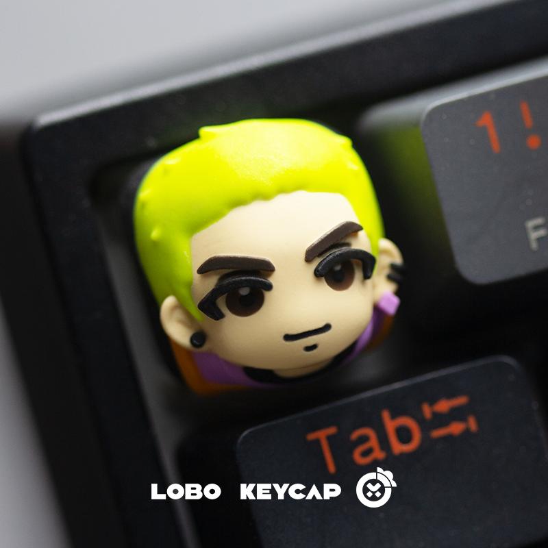 2025 VLRT Game Peripheral Products Q Version Cute Resin Keycap Esc Key Esports Room Decoration Festvial Toy Surprise Gifts
