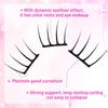 Stylish False Eyelashes Inspired Design Comic Fluffy Clustered Slender Self-Adhesive Segmented Lashes Perfect For Everyday