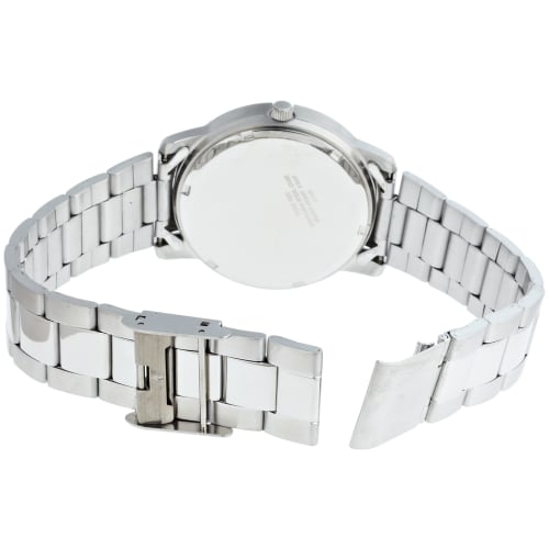 Citizen Q&Q FREE WAY Metal Collection Men's Watch, Analog Display, Date and Day Display, Water Resistant to 5 ATM, White, AA92-9954