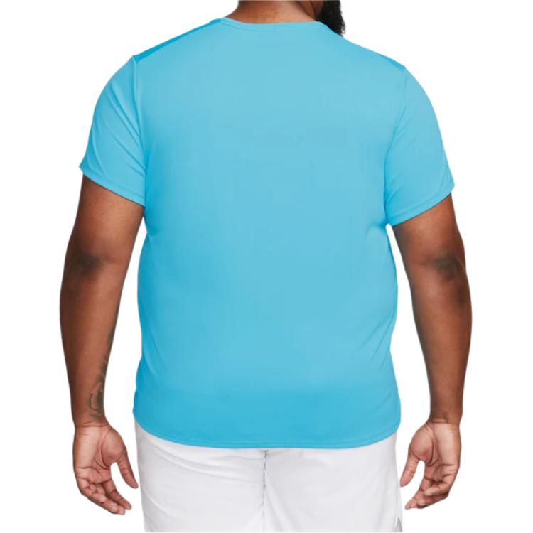Nike T Shirts Men's Blue Crew Neck DV9315-416